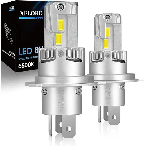 Автомобильные LED лампы Светодиодные XELORD H4 6500K (2 шт.)