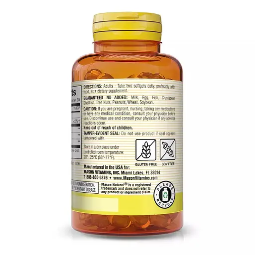 Олія Примули вечірньої Mason Natural Evening Primrose Oil 60 гелевих капсул - фото 3