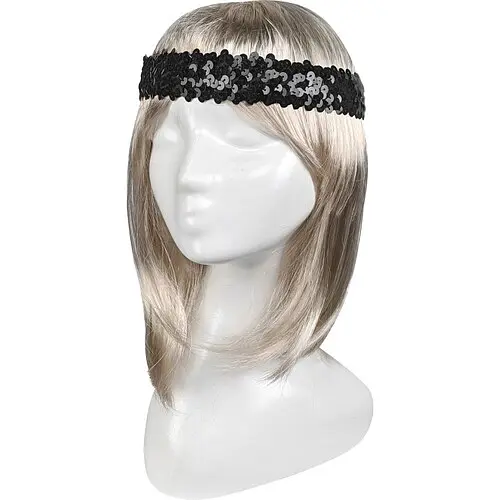 Резинка на голову в паєтках - фото 1