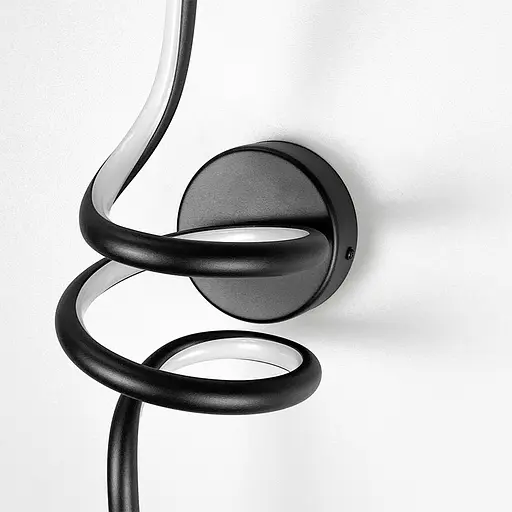 Настінний чорний LED світильник в стилі модерн Line F WM 28/600 - фото 2