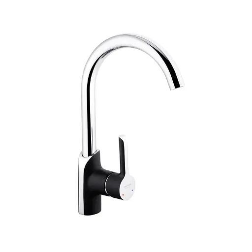 Смеситель для кухни Kroner KRP Essen - SCH030 CV024333 Черный матовый - фото 1