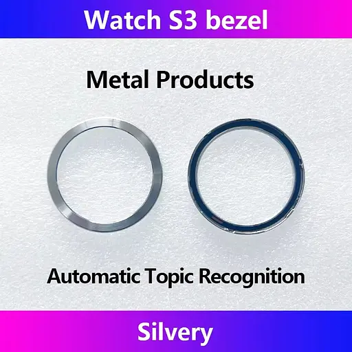 Безель металлический Sikai для смарт-часов Xiaomi Watch S3/S4 Automatic Topic Recognition Silver - фото 6