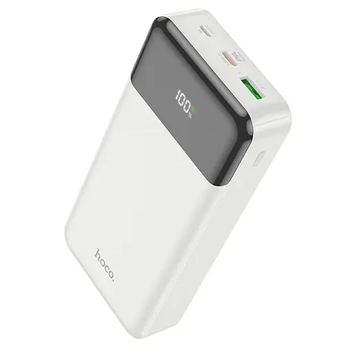 Портативний ЗП Power Bank Hoco J102A Cool figure PD20W+QC3.0 20000 mAh White