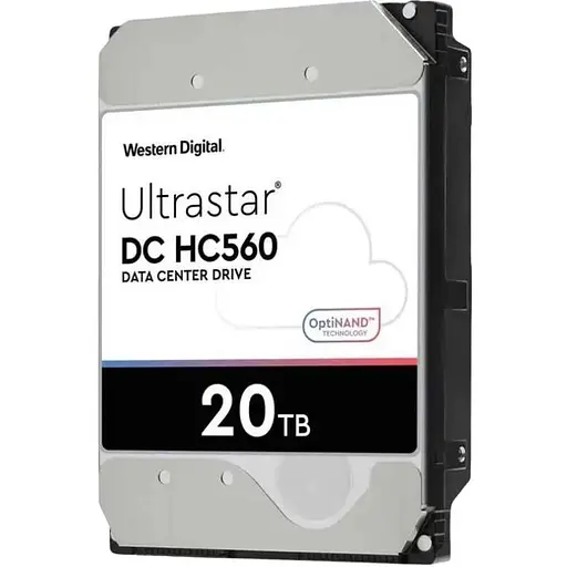 Жесткий диск внутренний WD Ultrastar DC HC560 20 TB SATA 0F38785 / WUH722020BLE6L4 - фото 1