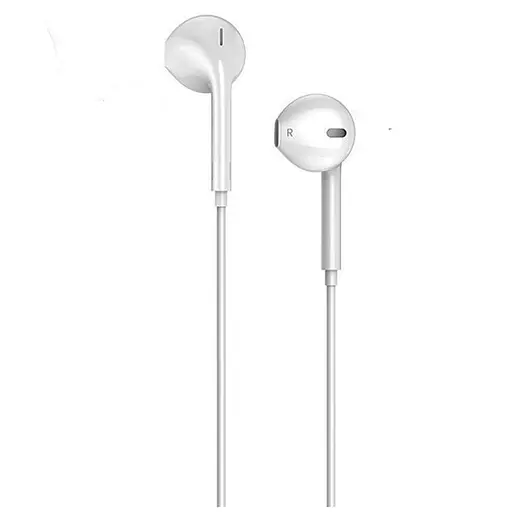 Провідні навушники Hoco M55, 3.5mm, 1.2m, Білий - фото 2