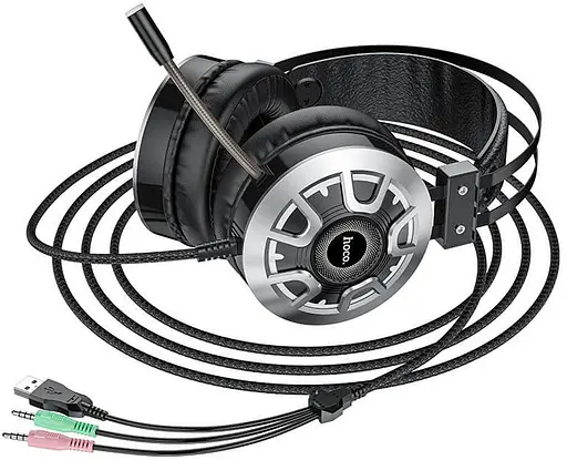 Наушники Hoco Gaming LED headphones Hi-Res ESD05 - фото 3
