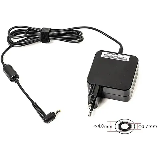 Блок живлення для ноутбуків PowerPlant IBM/LENOVO 220V, 20V 45W 2.25A (4.0*1.7) wall mount