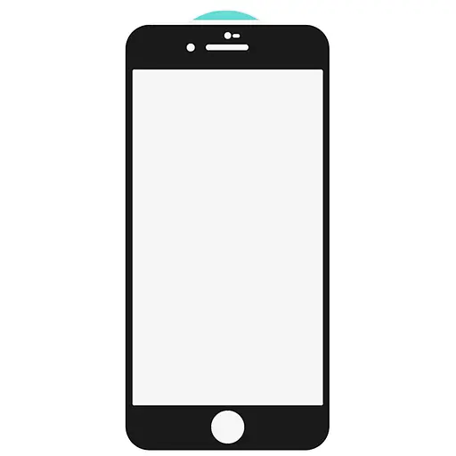 Захисне скло SKLO 3D для Apple iPhone 7 plus/8 plus 5.5 Чорний - фото 2