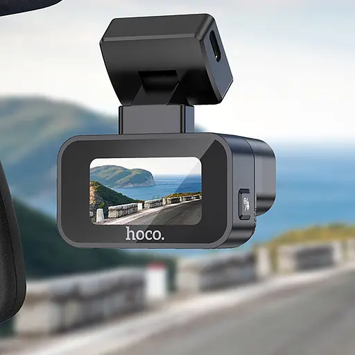 Відеореєстратор Hoco DV10 Mini Screen Dashcam Black - фото 7