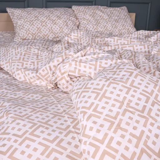 Підковдра MirSon Ranforce Elite Abstract Beige 110х140 см (2200013164982) - фото 4