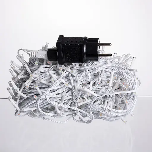 Новорічна гірлянда вулична Різдвяна фея GarlandoPro 50 м 500 LED білий провід Мультиколор CF500L50MWML - фото 3