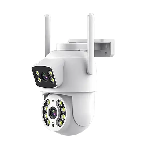 IP PTZ-видеокамера с WiFi 4Mp (2*2Mp) Light Vision VLC-9192WI/2C (Tuya) f=3.6mm+3.6mm, ИК+LED-подсветка, с микрофоном (75-00232)