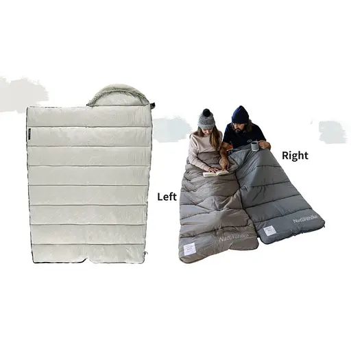 Спальный мешок Naturehike M180 CNK2350WS023 (220х80см) Правый (Светло-зеленый) - фото 3