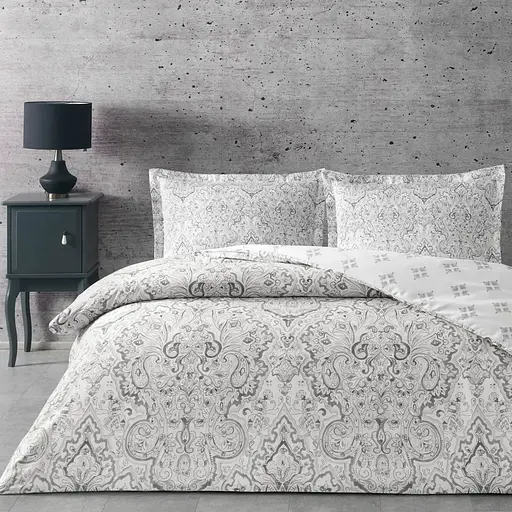 Постельное белье Cassandra Grey Сатин Tac pbe0051659 - фото 1