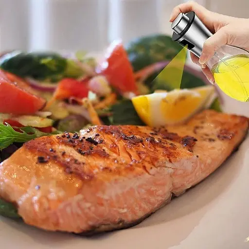 Распылитель диспенсер бутылка спрей для масла, уксуса, соусов, 200 мл стеклянный, Kitchen Master 85387 - фото 8