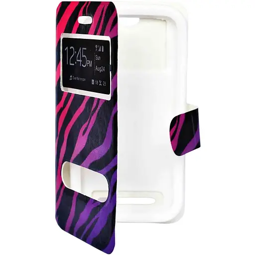 Кожаная книга с окошками для Sony Xperia XA Dual F3112 в ассортименте - фото 4