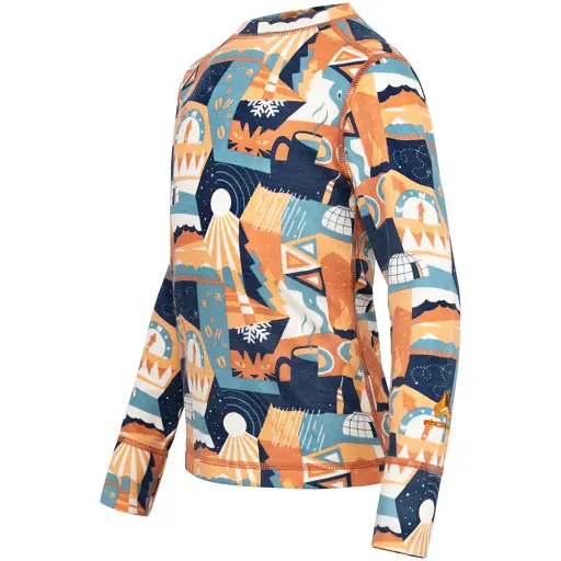 Термобілизна Frontier Kinkaju Fun Merino Kids 122 cm Multicolor - фото 3