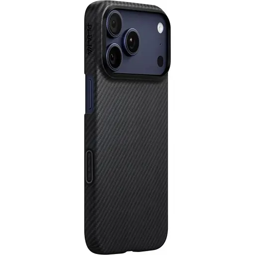 Чохол Pitaka Ultra-Slim Case Twill 600D для Apple iPhone 17 Pro Max Black/Grey (KI1701BPM) [146980] - фото 2