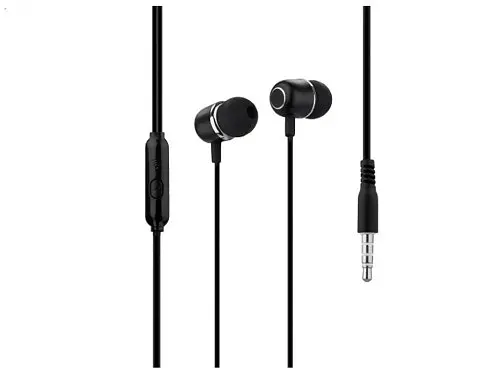 Наушники XO EP26 Music earphone черные - фото 2