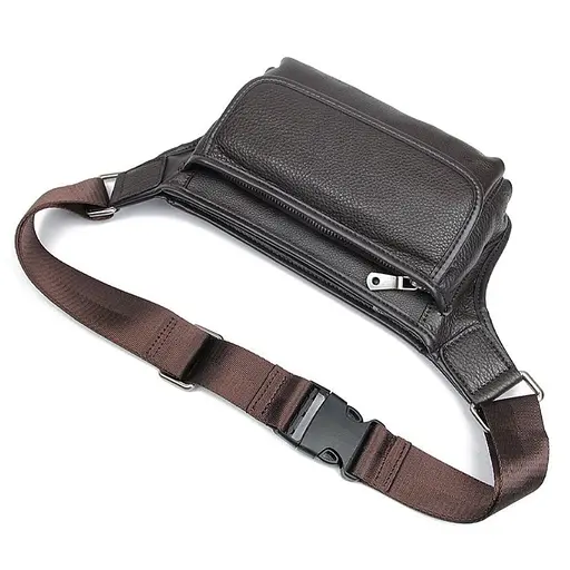 Поясна сумка John McDee з натуральної шкіри 24.5х14х6 см sum0028160 - фото 5