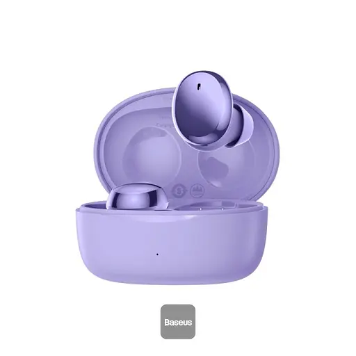 Навушники Baseus E2 True Wireless Earphones Bowie | (NGTW090001) purple - фото 2