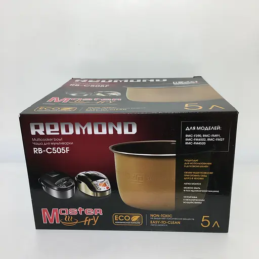 Чаша с керамическим покрытием для мультиварки Redmond FM4502, FM4520, FM230, RMK-M451, RMK-M452, FM91 RB-C505F - фото 4