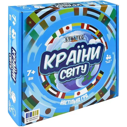 Карткова гра Strateg Країни світу 30952 інструкція 220 карток - фото 1