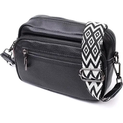 Кожаная женская сумка Vintage 21х14х8 см sum0026588 - фото 1