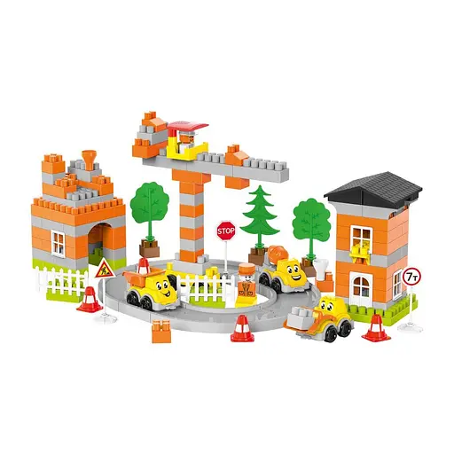 Игровой набор конструктор 9994TXK 170 деталей и 3 машинки - фото 3