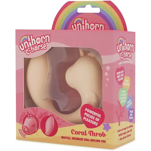 Вібратор-єдиноріжка Unihorn - C Horse - Coral Throb - фото 6