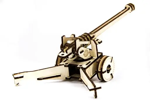 Дерев'яний конструктор Гармата 49 деталей - фото 2