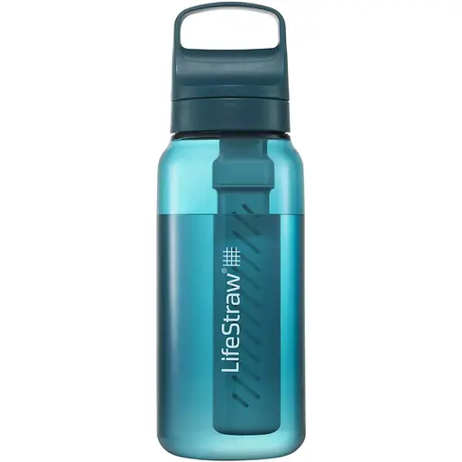 Бутылка-фильтр для воды LifeStraw Go Filter Bottle 1L Laguna Teal (1033-LSW LGV41LTLWW)