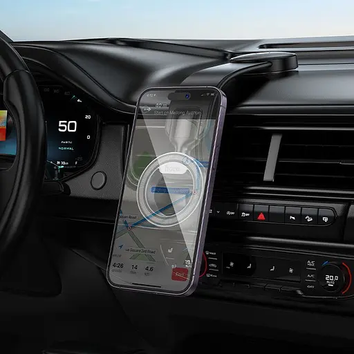 Автодержатель Hoco H71 Totem Ring Magnetic Black (642156) [151307] - фото 8