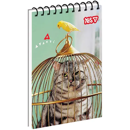 Зошит для записів Yes А7  Locked-up cat 80 аркушів (152559)