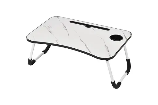 Столик для ноутбука Fabrika Marble White
