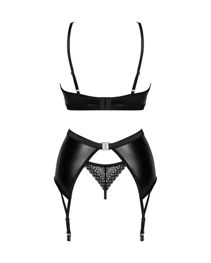 Сексуальний комплект Obsessive Norides M/L чорний - фото 8