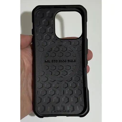 Оригинальный противоударный чехол UAG Metropolis LT MagSafe для iPhone 16 Pro (6.3") Kevlar Black 114452113940 - фото 4