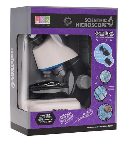 Дитячий мікроскоп + пробірки та аксесуари Ramiz - фото 8