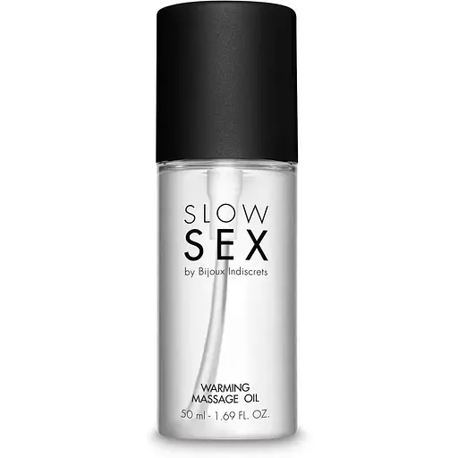 Розігрівальна їстівна масажна олія Bijoux Indiscrets Slow Sex Warming massage oil