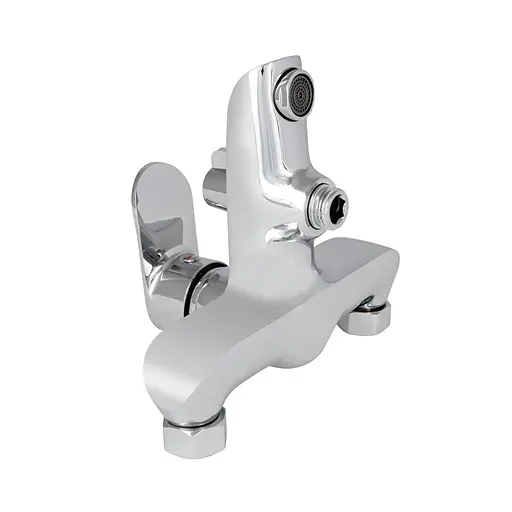 Змішувач для ванни Lidz Wieza 006 (з душовим гарнітуром) (k35) LDWIE006CRM45410 Chrome - фото 3