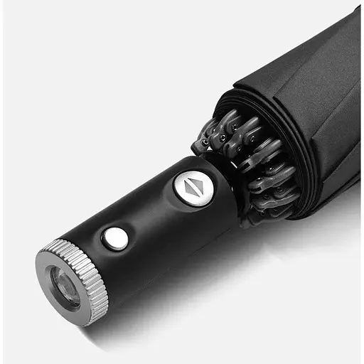 Автоматический зонтик с фонариком Zuodu ZD002-LED черный - фото 3
