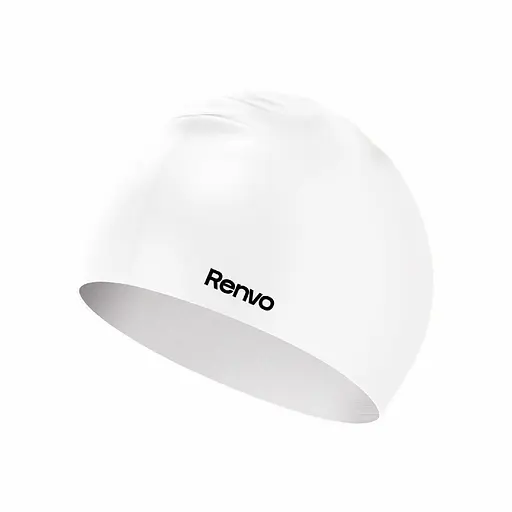 Дитяча Шапочка для плавання 6-12 років Renvo Junin JR Білий OSFM (1SC100-03) - фото 5