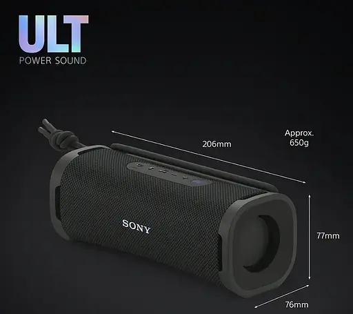 Портативная акустика — колонка беспроводная Sony ULT Field 1 (SRSULT10B.CE7) черная - фото 9