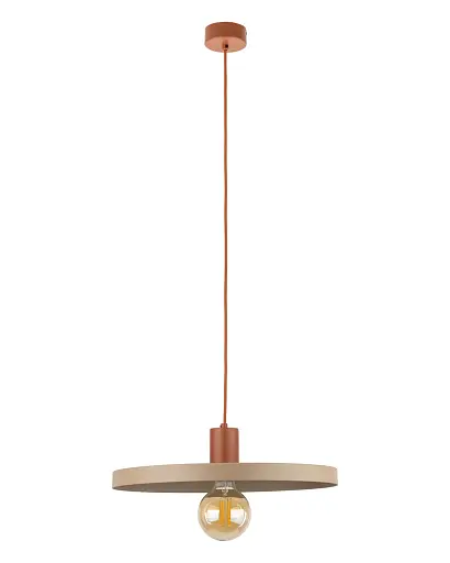 Подвесной светильник, люстра TK Lighting 10955 Sila E27 1x15W IP20 бежевый - фото 1