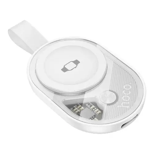 Бездротовий ЗП HOCO CW60 Whale watch wireless charger for iWatch білий - фото 1