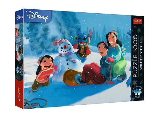 Пазл "Різдвяний Стіч" 1000 елементів 12100 Trefl Premium Plus, в коробці (5900511121001) - фото 1