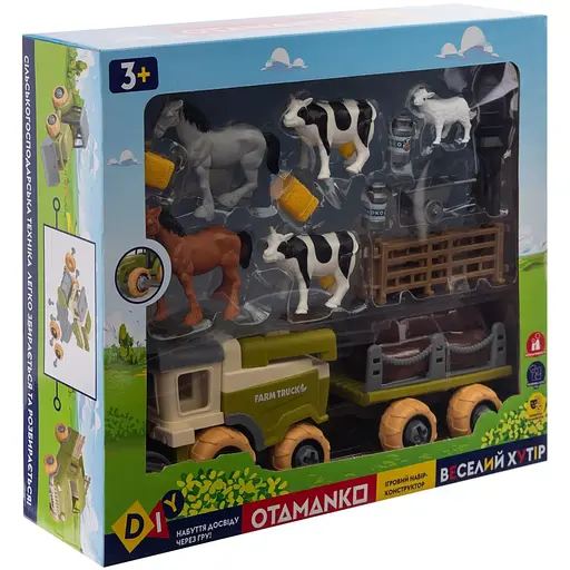 Игровой набор Otamanko Веселый хутор комбайн с прицепом - фото 3