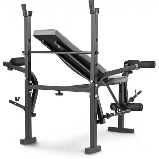 Набор Hop-Sport Premium 39кг со скамьей TX-055 и штангой - фото 4