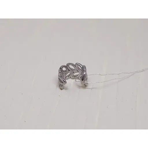 Серебряная серьга-кафф Астор на хеликс. 9132459Р - фото 2