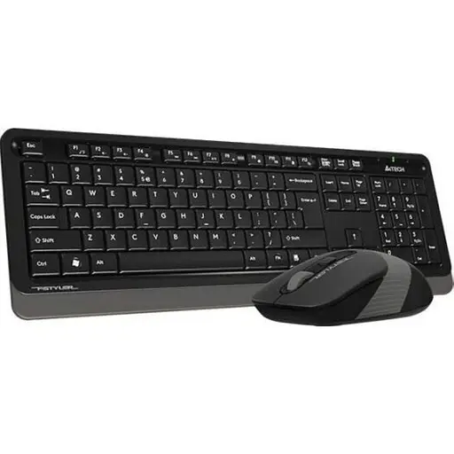 Комплект клавиатура + мышь A4Tech Fstyler FG1010 Black/Grey - фото 2